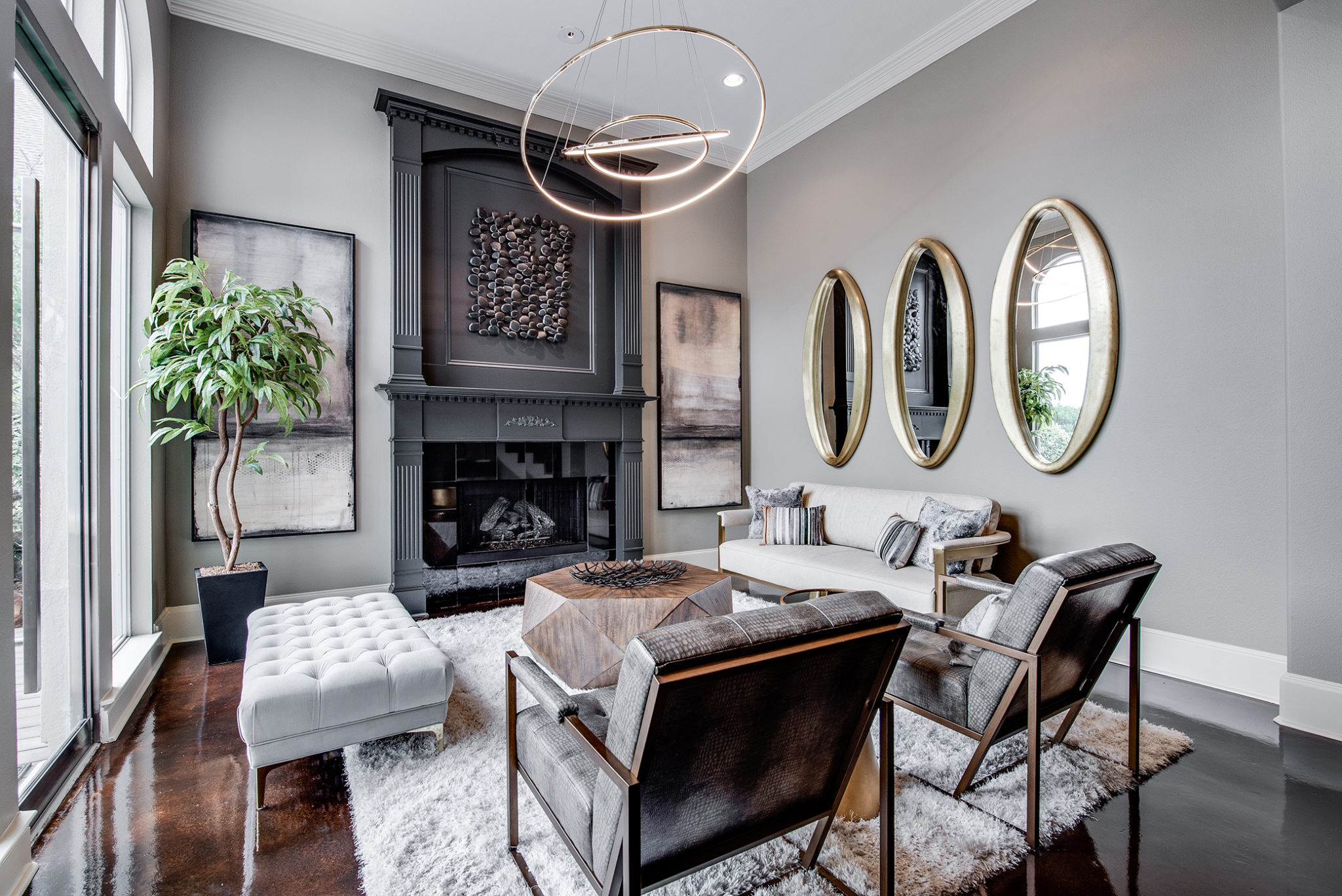 Creating a Focal Point in a Room Where There is None